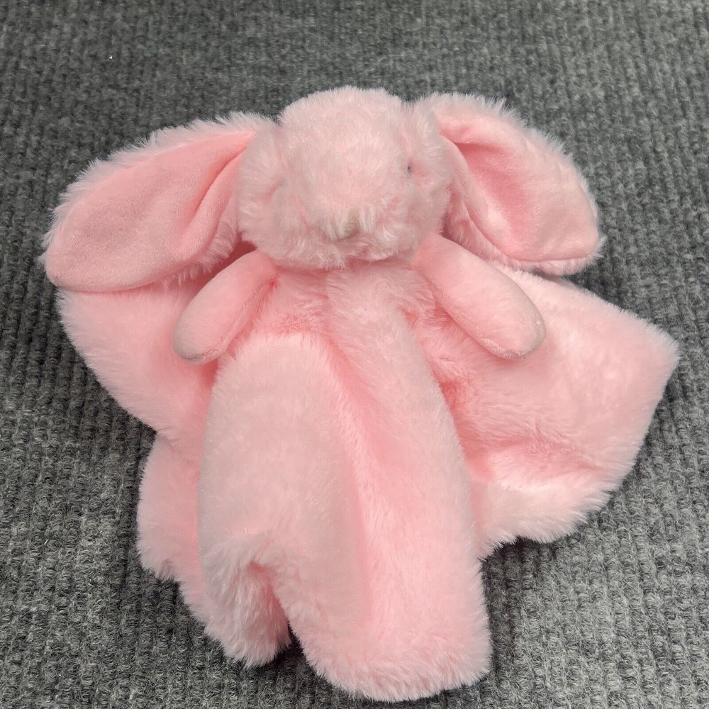 Apricot Lamb Lovey Security Blanket Pink Bunny 13x13 Stuffed Animal Toy Plush‎ - Picture 6 of 16